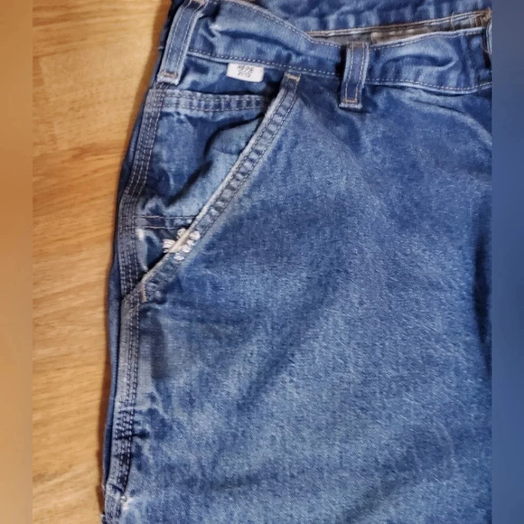 Carhartt FRB13 DNM‎ FR Flame Resistant Jeans Mens Size 36X34 Distressed Gorpcore - Picture 7 of 12